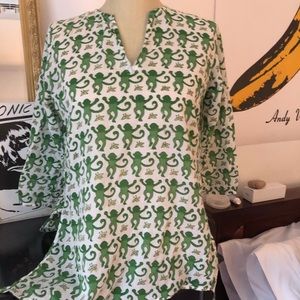 Roller Rabbit Monkey Tunic